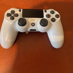 All White Ps4 Controller