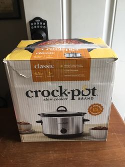 Crock-pot Classic 4.5 QT Slow Cooker