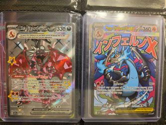 Charizard 074 Scarlet and Violet Promo & Mega Charizard X ex: Mega Evolution Promo