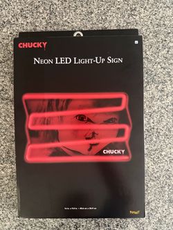 Chucky Neon LED Light-Up Sign.