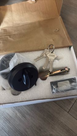 New black matted Dead bolt