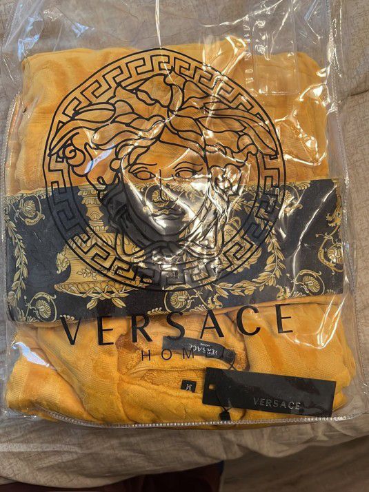 Gold Versace Robe 