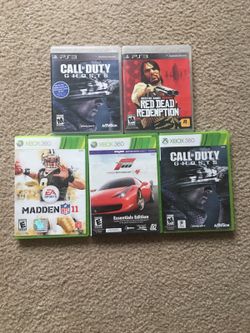 Ps3 and xbox 360 games