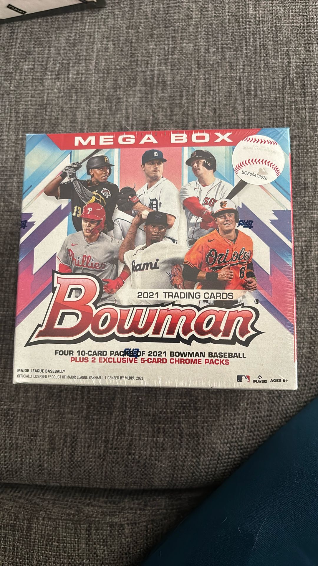 2021 Topps Bowman MLB Baseball Trading Cards Mega Box Brand New Factory Sealed