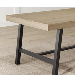 IDEALHOUSE Rustic Dining Table for 6-8 People