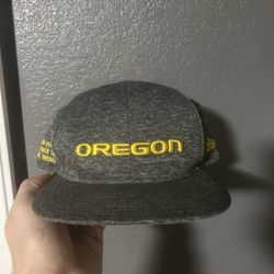 Oregon Flat brim snapback hat