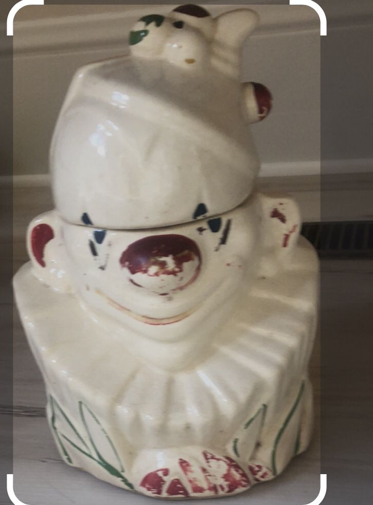 McCoy clown cookie jar