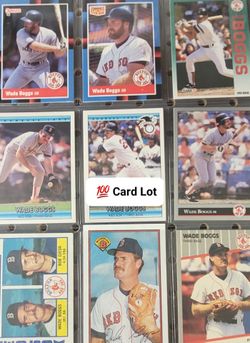 ⚾️ 💯 Card Lot - HOF Wade Boggs Cards