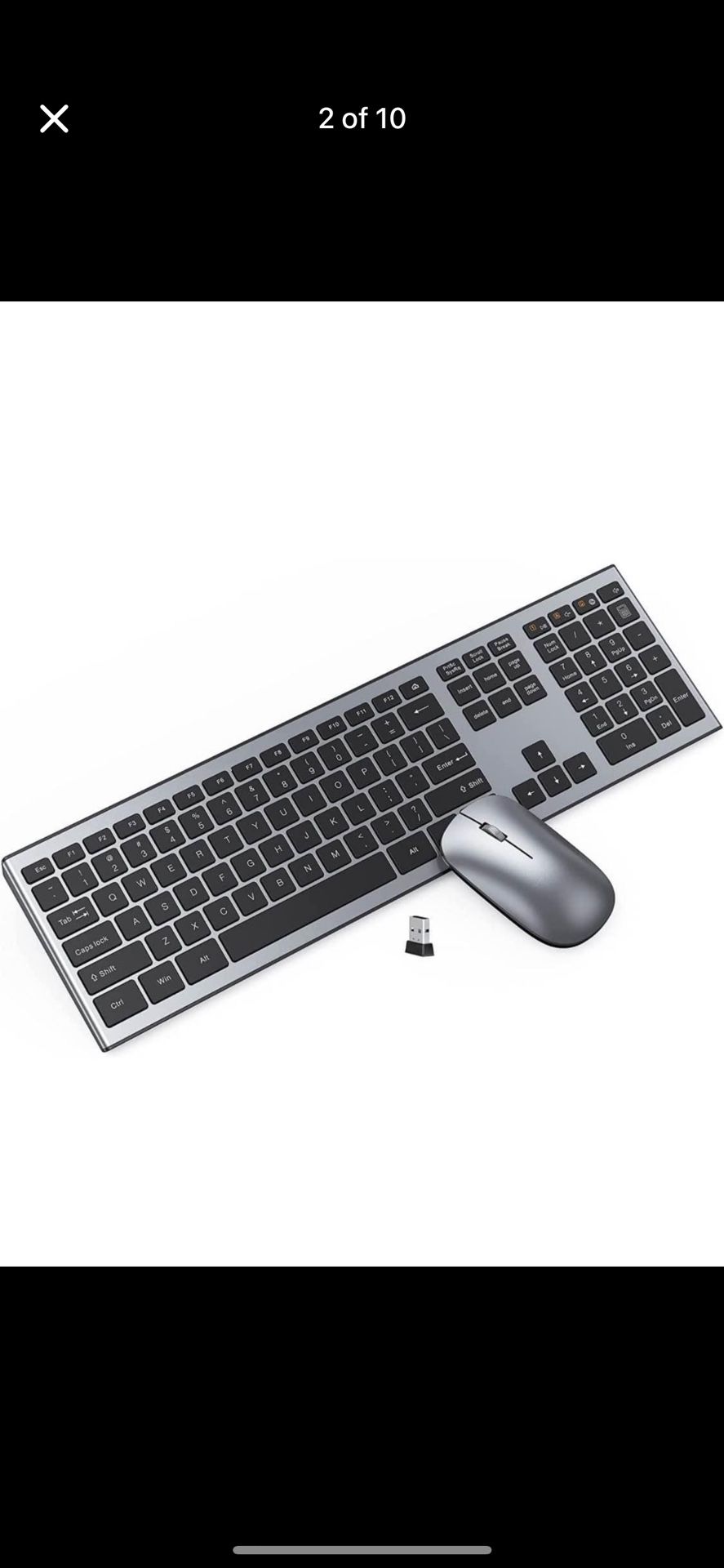 $2️⃣5️⃣💻Wireless Keyboard And Mouse Laptop—brand new in 📦