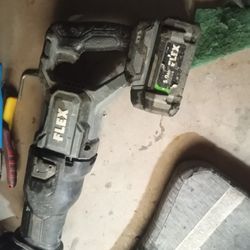 Flex Saw& Battery 24v 