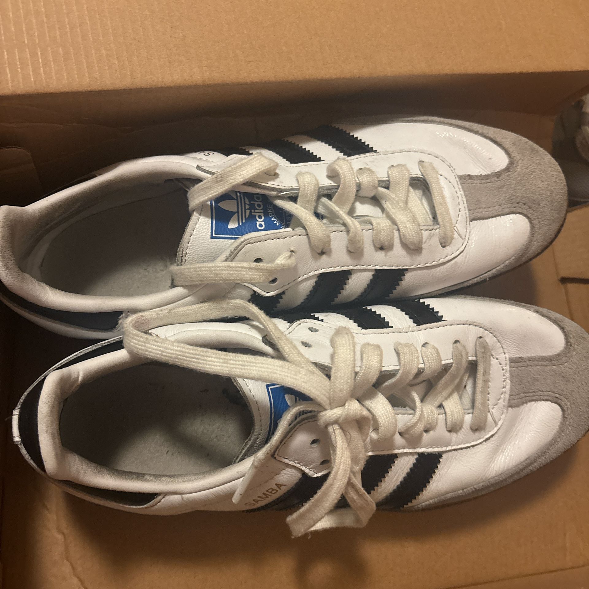 Adidas Samba OG white and Grey Trainers