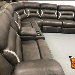 KINCORD MIDNIGHT  POWER RECLINING SECTİONALS SOFAS COUCHS 