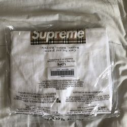 Supreme x Burberry Box Logo Tee