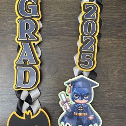 Batman Graduation Lei