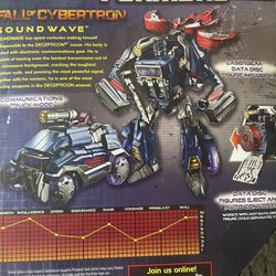 Soundwave Fall Of Cybertron Transformers Generations, Laser break Included