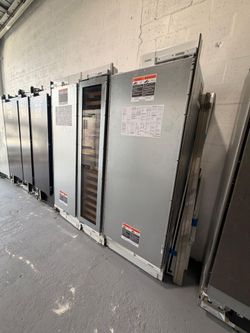 Sub Zero Column Set 72"Inch 30 Inch Fridge 24"inch Freezer And 18"Inch Wine Cooler