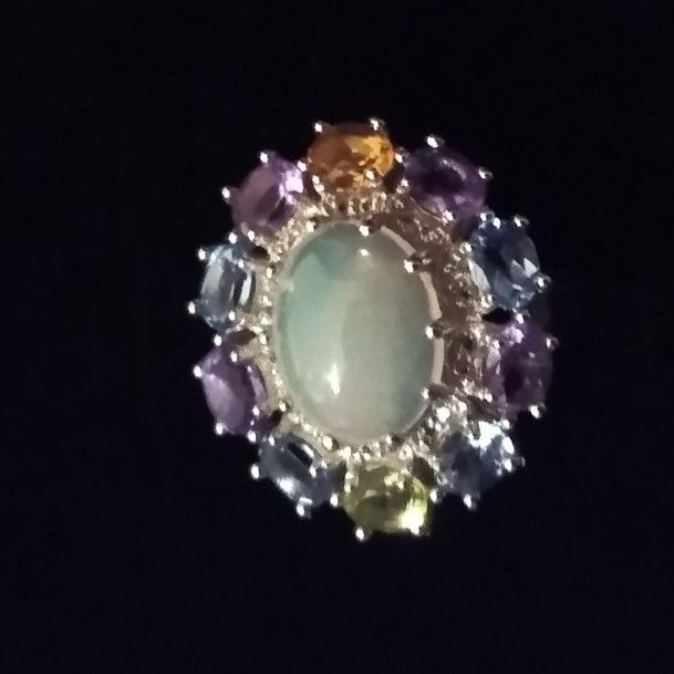 Size 6 NEW Genuine Ethiopian Gemstone Ring! π