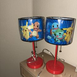 Set Of Pokémon Lamps 