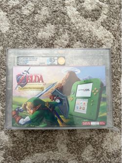 Nintendo 2DS Zelda Ocarina of Time 3D Link Edition Console Bundle VGA 85 Gold