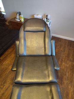 Foldable lash chair Table with Adjustable Backrest