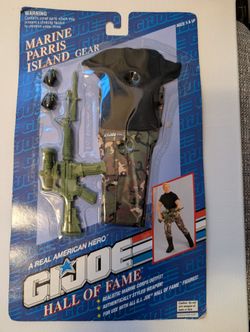 1993 GI JOE 12 Inch Hall of Fame Costume: Marine Paris Island Gear Sealed In Box