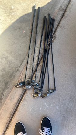 Golf clubs callaway x12 left handed missing 8 iron