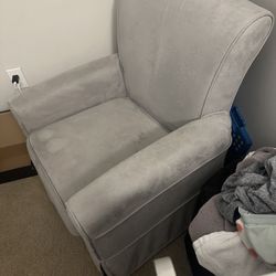 Grey Rocking Chair 