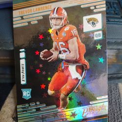 🔥2021 Trevor Lawrence 🔥ROOKIE ASTRAL PRIZM🔥  Panini Prestige