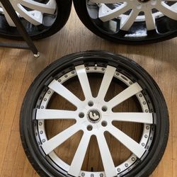 22” Rims And Tires Forgiato 