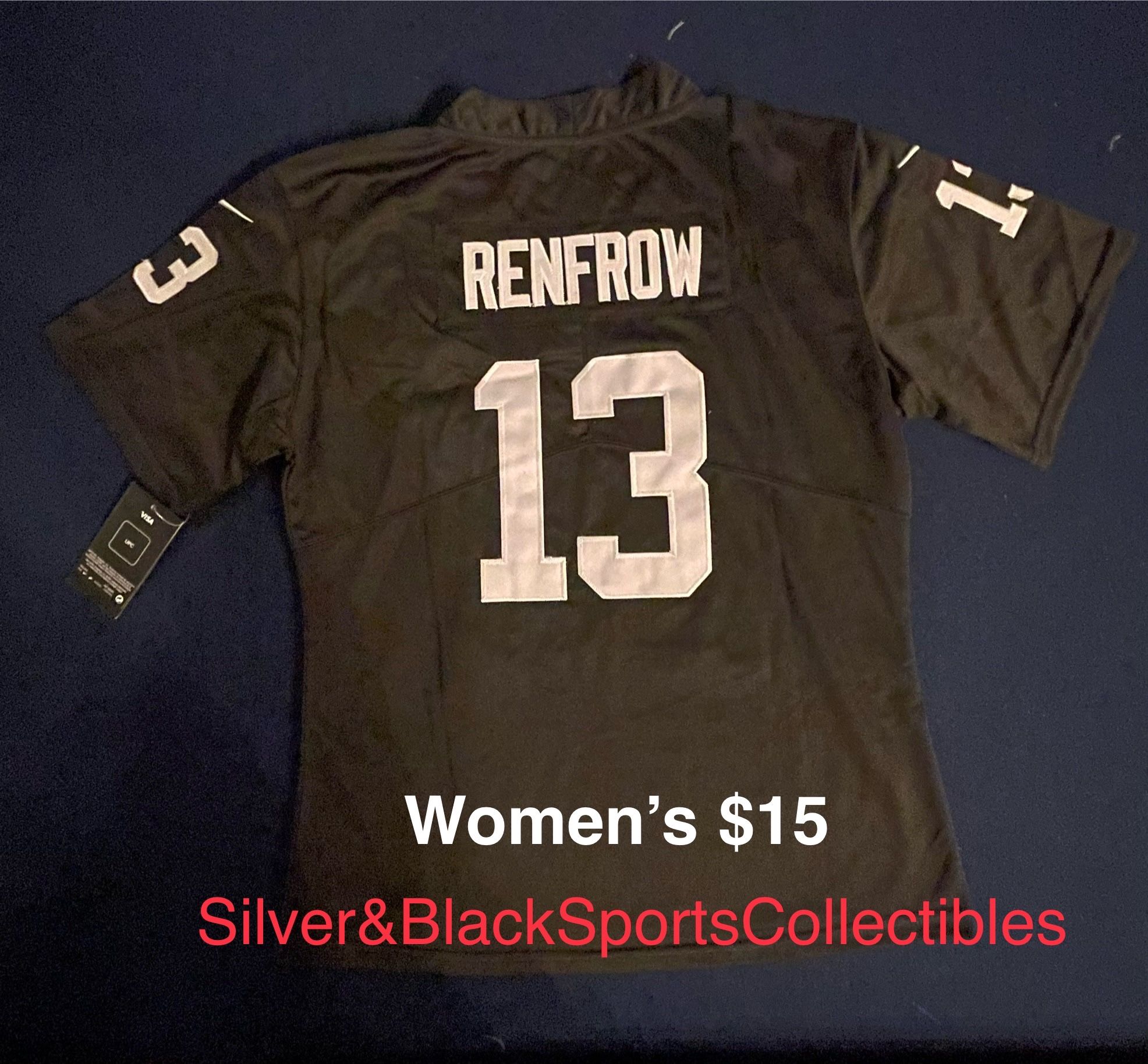 WOMENS STITCHED LAS VEGAS RAIDERS JERSEY SIZE SMALL UP TO 2XL Ships Same Day If Ordered Before 3pm PST