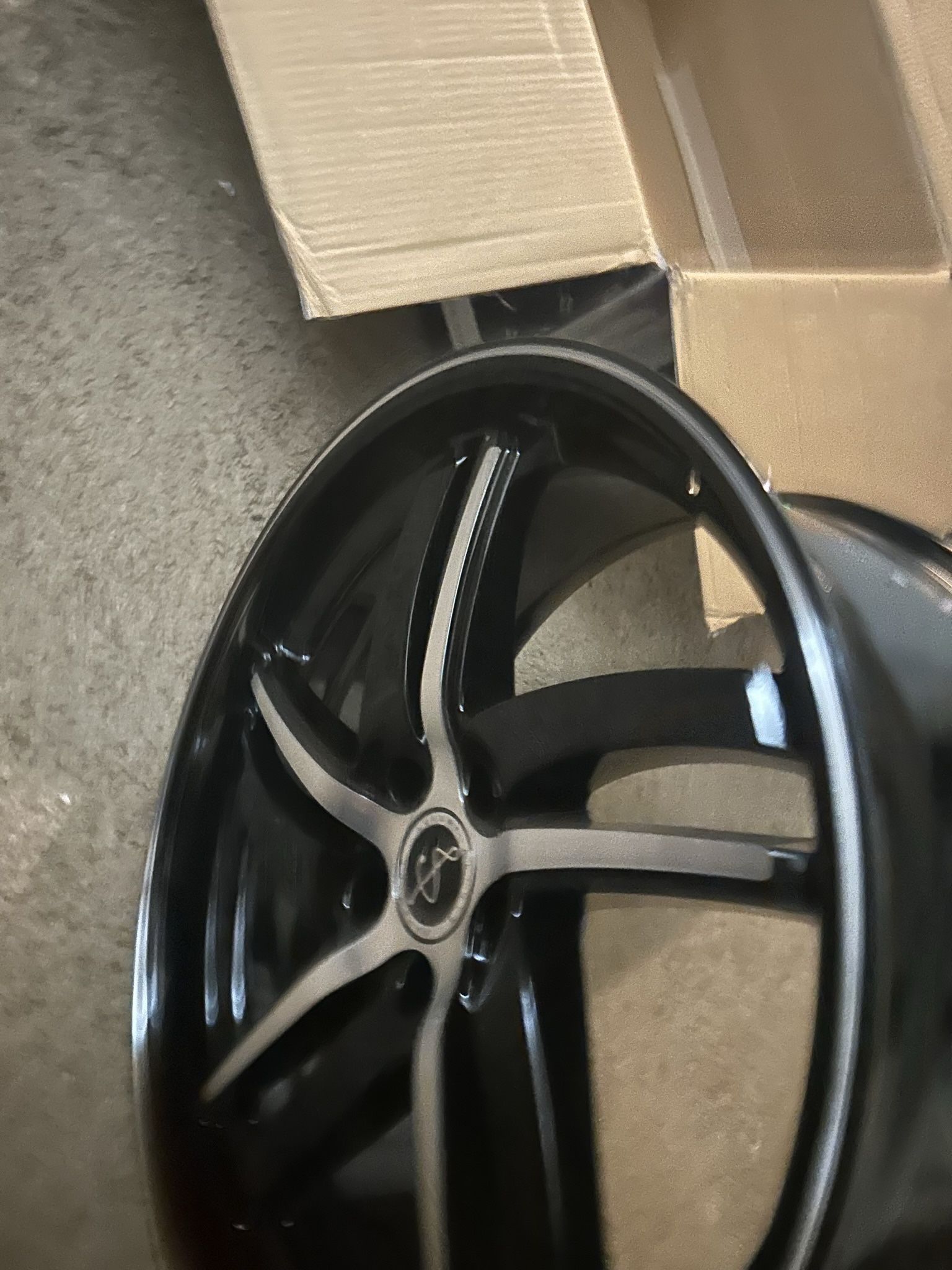 20 Inch Black Safire Rims 5x112