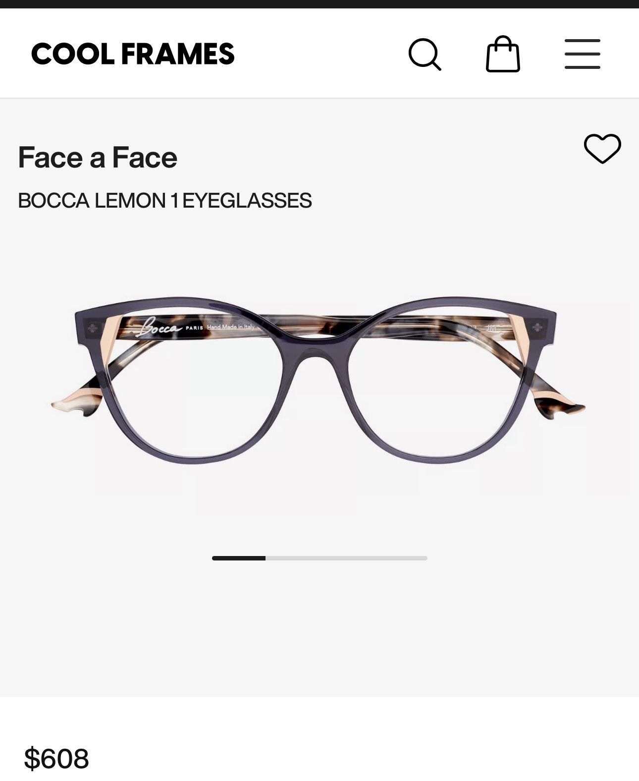 Face A Face Eyeglass Frame