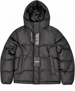 Trapstar Black Hooded Puffer Jacket
