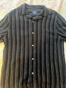 Ben Sherman Black Short Sleeve Button Up Shirt