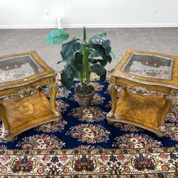 2 Beautiful Contemporary Modern Side Tables