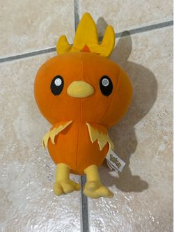 TORCHIC • Pokémon Plush Stuffed Animal  2025 Toy Factory Orange Bird 6 Inch