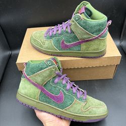 Size 7.5 - Nike SB Dunk High Premium Skunk (contact info removed)