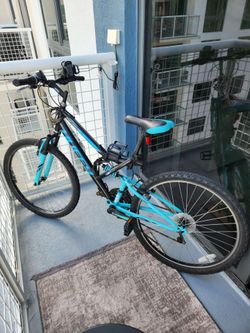 26" Bicycle with lights, bottle holder, cell phone holder, Huffy chair