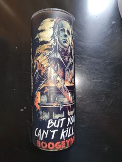 Glow In The Dark Micheal Myers Halloween Tumbler