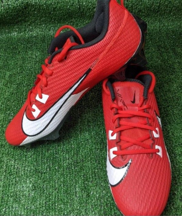 Brand New Nike Vapor Edge Speed 360 2 Red White Football Cleats Men Sizes 7.5 11.5