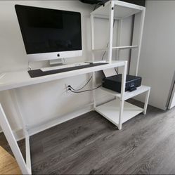 Computer Desk 58 inch with Printer Shelf