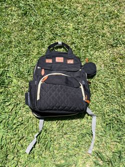 Diaper Bag Backpack Changing Station Bassinet Large Capacity Insulated Pocket Stroller Straps