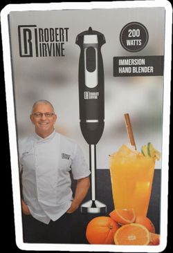 Robert Irvine 200 watts immersion hand blender, OBO