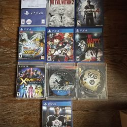 (PS4/PS3) PlayStation 4/ PlayStation 3 Video Game Lot