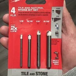 Milwaukee Tile And Natural Stone Bit Set