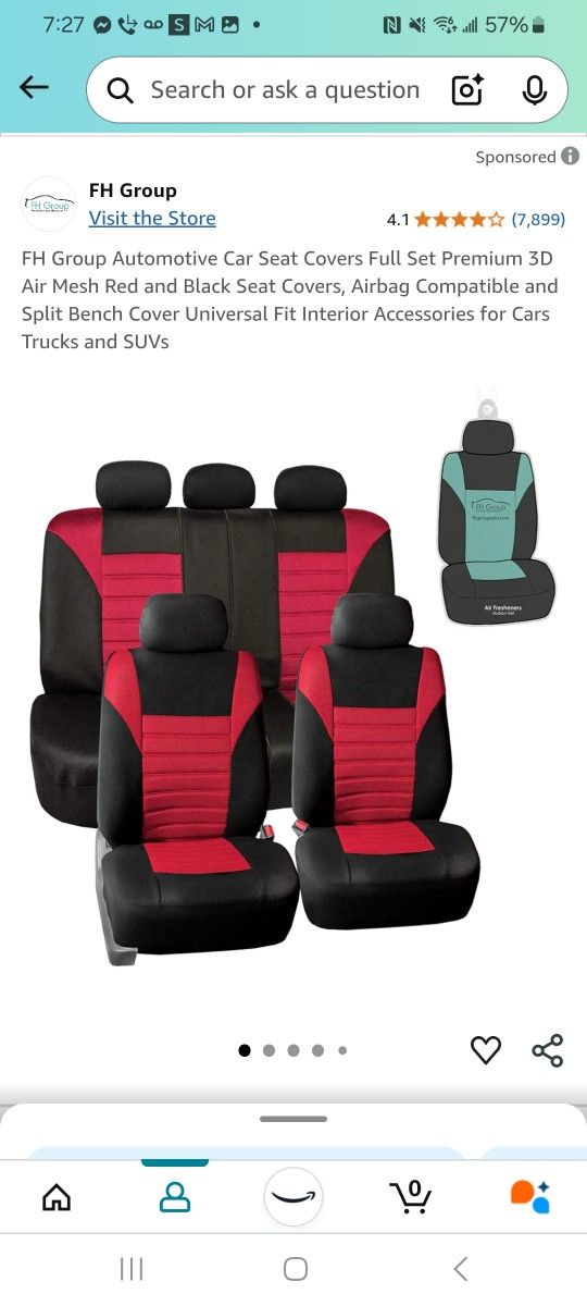 New Universal Seat Covers And Stearing Wheel Cover