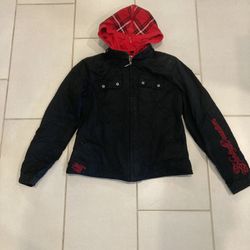 Harley Davidson Women’s Canvas Jacket Hoodie Combo Size Large
