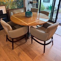Stanley Furniture - vintage or mid-century modern oval extendable dining table
