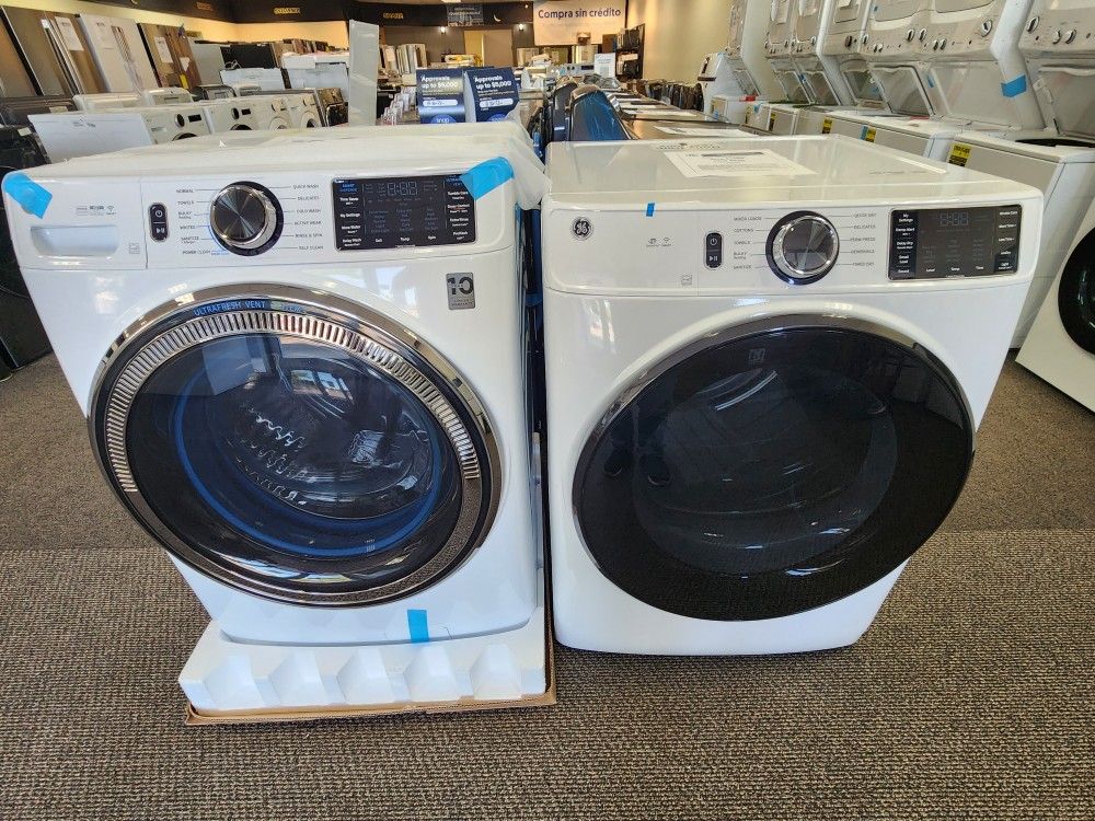 GE WASHER CU.FT.CAPACITY 5.0 & GE DRYER CU.FT.CAPACITY 7.8 SET