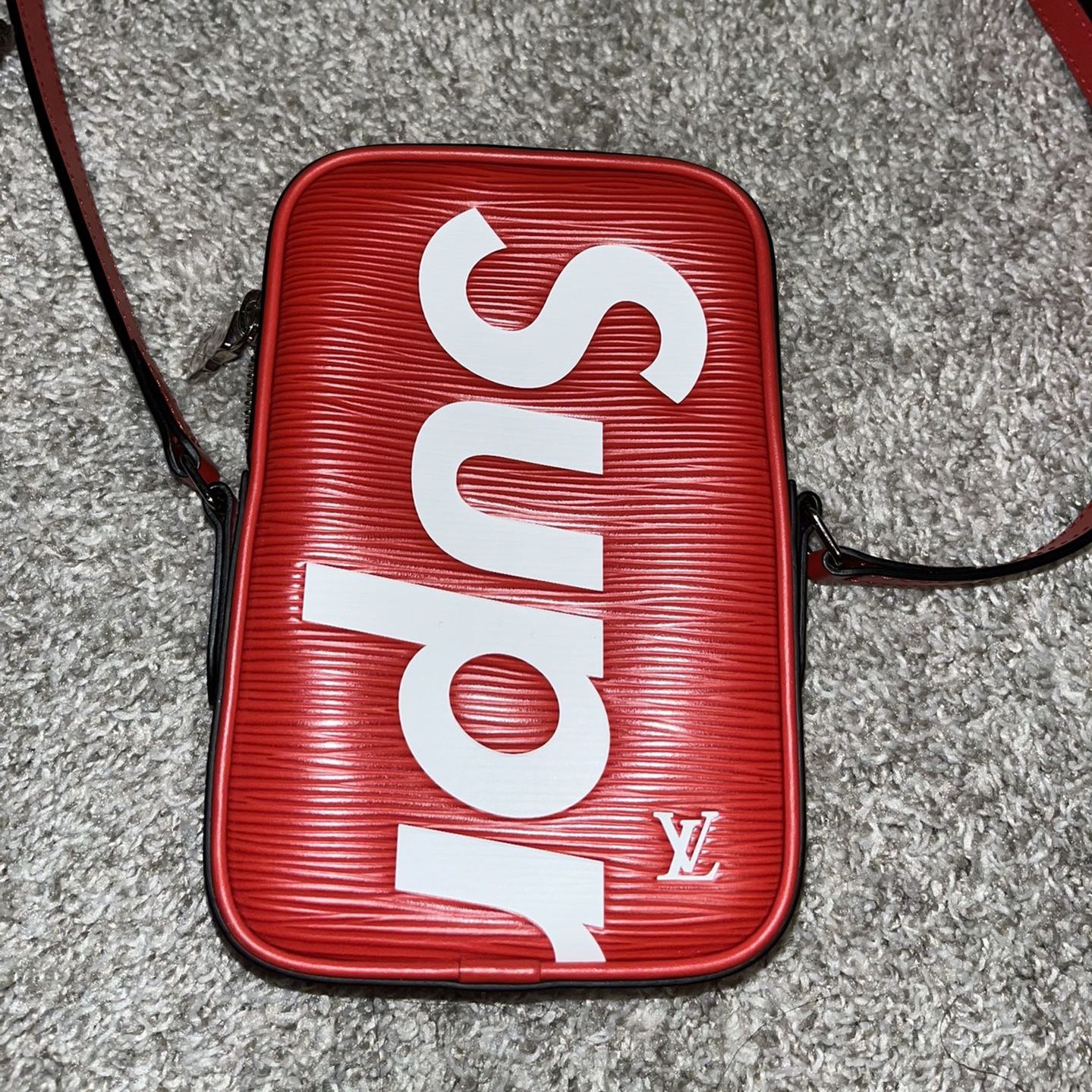 Louis Vuitton X Supreme Louis Vuitton X Supreme Epi Danube PPM Red  Available For Immediate Sale At Sotheby's